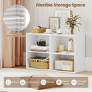 2-Cube Bookcase Floor Standing Open Bookshelf with 5-Position Adjustable Shelf by LJGDeals