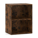 2-Cube Bookcase Floor Standing Open Bookshelf with 5-Position Adjustable Shelf