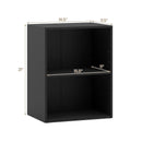 2-Cube Bookcase Floor Standing Open Bookshelf with 5-Position Adjustable Shelf by LJGDeals