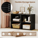 2-Cube Bookcase Floor Standing Open Bookshelf with 5-Position Adjustable Shelf by LJGDeals