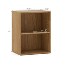 2-Cube Bookcase Floor Standing Open Bookshelf with 5-Position Adjustable Shelf by LJGDeals