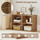 2-Cube Bookcase Floor Standing Open Bookshelf with 5-Position Adjustable Shelf by LJGDeals
