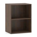 2-Cube Bookshelf with Adjustable Shelf - Dark Walnut by LJGDeals
