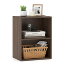2-Cube Bookshelf with Adjustable Shelf - Dark Walnut by LJGDeals