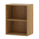 2-Cube Bookcase Set of 2 Floor Standing Open Bookshelf w/ 5-Position Adjustable Shelf by LJGDeals