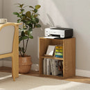 2-Cube Bookcase Set of 2 Floor Standing Open Bookshelf w/ 5-Position Adjustable Shelf by LJGDeals