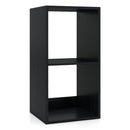 2 Cube Bookshelf with Back Guardrail for Living Room Bedroom by LJGDeals