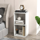 2 Cube Bookshelf with Back Guardrail for Living Room Bedroom by LJGDeals