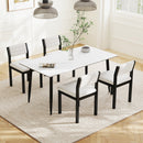 Set of 2 Dining Chairs Sherpa Upholstered Armless Chair with Wood Frame-White