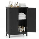 Bathroom Floor Storage Double Door Cupboard Cabinet by LJGDeals
