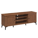 2-Door TV Stand for TVs up to 65 Inch Mid Century Modern Entertainment Center by LJGDeals