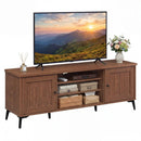 2-Door TV Stand for TVs up to 65 Inch Mid Century Modern Entertainment Center by DirectDeals