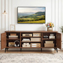 2-Door TV Stand for TVs up to 65 Inch Mid Century Modern Entertainment Center by DirectDeals