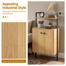 2-Door Wall Mount Bookshelf with Storage Cabinet by DirectDeals