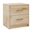 2 Drawer Nightstand with Storage for Living Room by LJGDeals