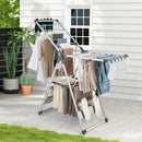 2-Layer Folding Clothes Drying Rack with 5-Level Adjustable Height by LJGDeals