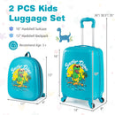 2 PCS Kid Luggage Set With Spinner Wheels for Children Boys Girls by LJGDeals
