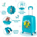 2 PCS Kid Luggage Set With Spinner Wheels for Children Boys Girls by LJGDeals