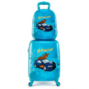 2 PCS Kid Luggage Set With Spinner Wheels for Children Boys Girls by LJGDeals