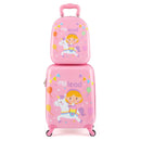 2 PCS Kid Luggage Set With Spinner Wheels for Children Boys Girls by LJGDeals