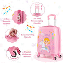 2 PCS Kid Luggage Set With Spinner Wheels for Children Boys Girls by LJGDeals