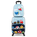 2 PCS Kid Luggage Set With Spinner Wheels for Children Boys Girls by LJGDeals