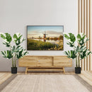 2 Pack 4 Feet Artificial Monstera Deliciosa Plants for Home Office by LJGDeals