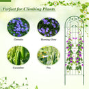 2 Pack 71 x 20 Inch Metal Garden Trellis Rustproof Plant Support for Climbing Plants by LJGDeals