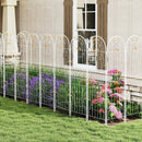 2 Pack 71 x 20 Inch Metal Garden Trellis Rustproof Plant Support for Climbing Plants