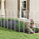 2 Pack 71 x 20 Inch Metal Garden Trellis Rustproof Plant Support for Climbing Plants by LJGDeals