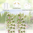 2 Pack 71 x 20 Inch Metal Garden Trellis Rustproof Plant Support for Climbing Plants by LJGDeals