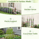 2 Pack 71 x 20 Inch Metal Garden Trellis Rustproof Plant Support for Climbing Plants by LJGDeals