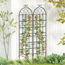 2 Pack 71" x 20" Metal Garden Trellis for Outdoor Climbing Plants by LJGDeals