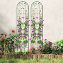 2 Pack 86.5 x 20 Inches Metal Garden Trellis for Climbing Plants by LJGDeals
