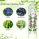 2 Pack 86.5 x 20 Inches Metal Garden Trellis for Climbing Plants by LJGDeals