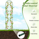 2 Pack 86.5 x 20 Inches Metal Garden Trellis for Climbing Plants
