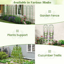 2 Pack 86.5 x 20 Inches Metal Garden Trellis for Climbing Plants by LJGDeals