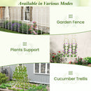 2 Pack 86.5 x 20 Inches Metal Garden Trellis for Climbing Plants by LJGDeals