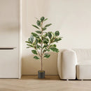 2 Pack 4.3 Feet Tall Artificial Bird of Paradise Plant Fake Banana Leaf-Green by LJGDeals