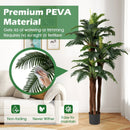 2 Pack Artificial Palm Tree 6.3 ft Tall with Adjustable Leaves by LJGDeals