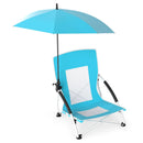 2 Pack Beach Umbrella Chair for Adults with Adjustable Parasol by LJGDeals