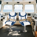 2-Pack Boat Seats with Fixing Bolts and Hinges by LJGDeals