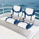 2-Pack Boat Seats with Fixing Bolts and Hinges by LJGDeals