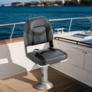 2-Pack Boat Seats with Fixing Bolts and Hinges by LJGDeals