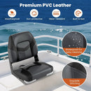 2-Pack Boat Seats with Fixing Bolts and Hinges by LJGDeals