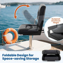 2-Pack Boat Seats with Fixing Bolts and Hinges by LJGDeals