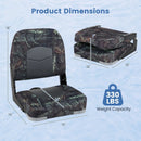 2-Pack Boat Seats with Thick Sponge Padding by LJGDeals