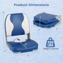 2-Pack Boat Seats with Thick Sponge Padding by LJGDeals