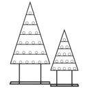 2 Pack Christmas Tree Photo Holder with 36 Round Clips and Metal Hanging Rack-Black by LJGDeals