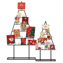 2 Pack Christmas Tree Photo Holder with 36 Round Clips and Metal Hanging Rack-Black by DirectDeals